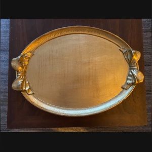 Gump’s Italy gold vanity tray